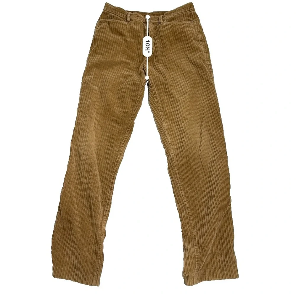 VTG Benetton Wide Wale Corduroy Pants Brown Made in Italy Old Money preppy Italy - Picture 3 of 14